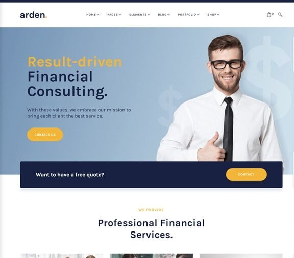 Finance Business Web Design Services