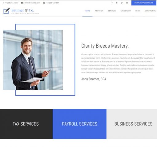 Finance Web Design Services