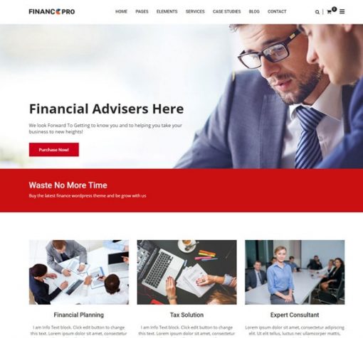 Finance Web Design Services