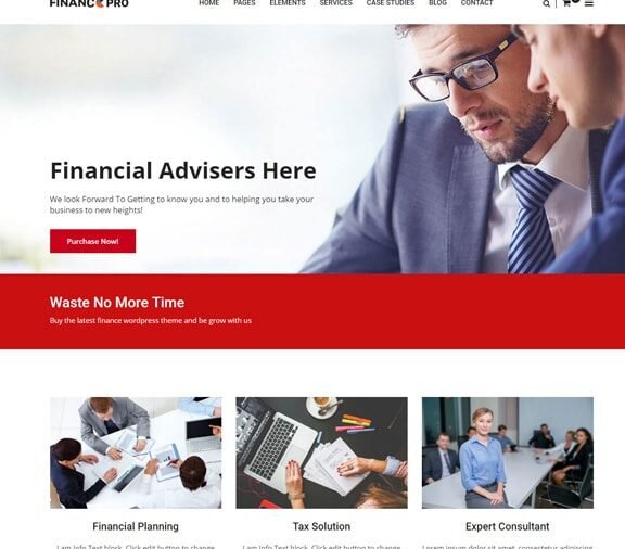 Finance Web Design Services