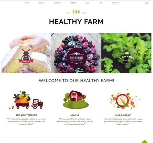 Web Design Service for Agriculture