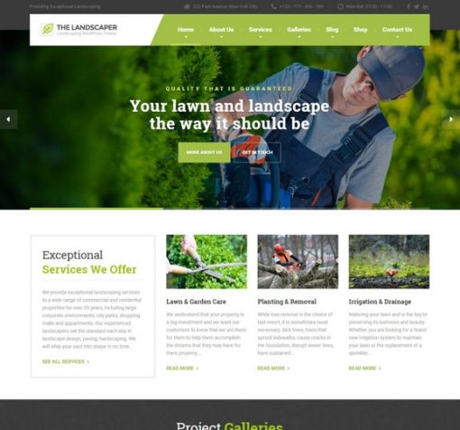 Web Design Service for Agriculture