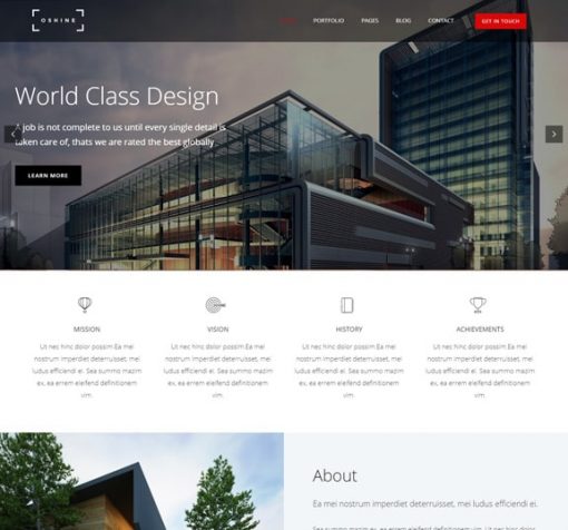 web design service for architect