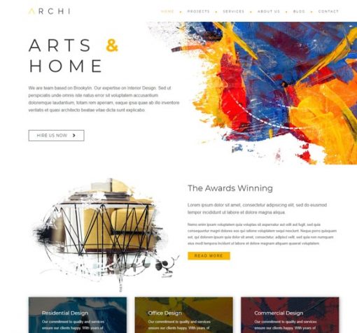 web design service for architect