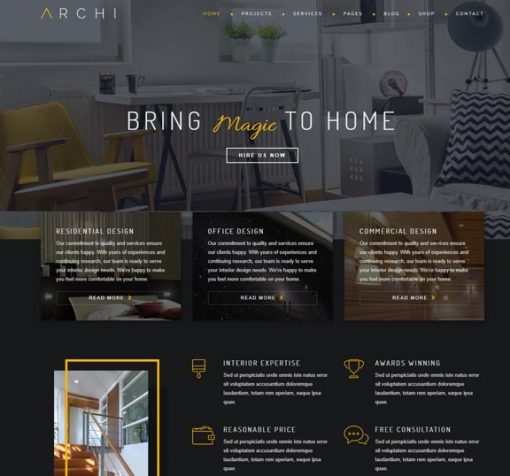 web design service for architect