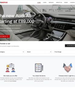 web design service for automotive business