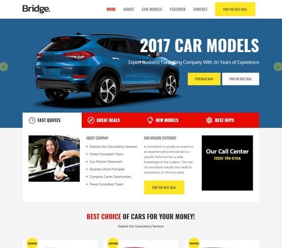 web design service for automotive business