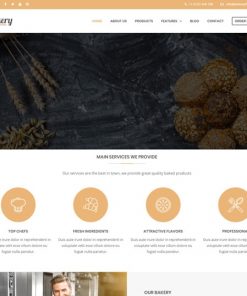 web design service for bakery