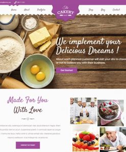 web design service for bakery