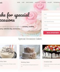 web design service for bakery