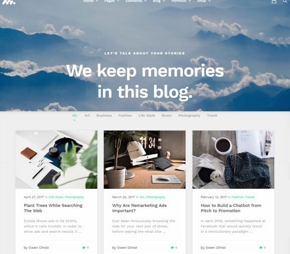 blog web design service