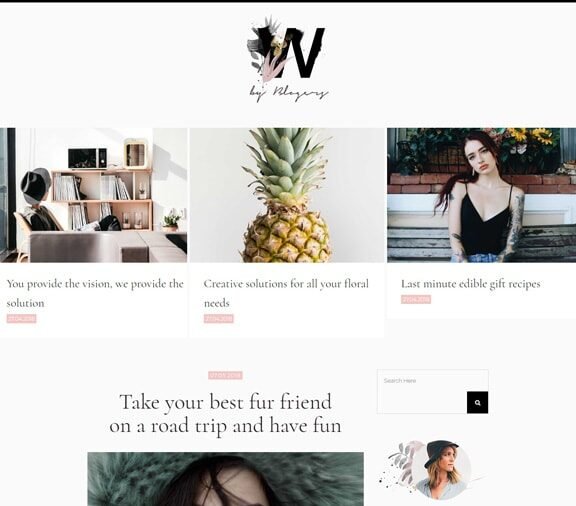 blog web design service
