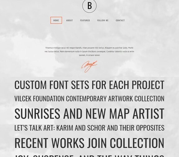blog web design service