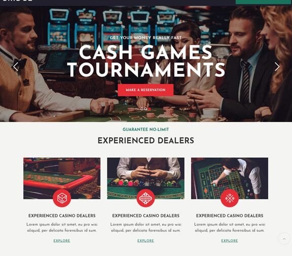 casino web design service