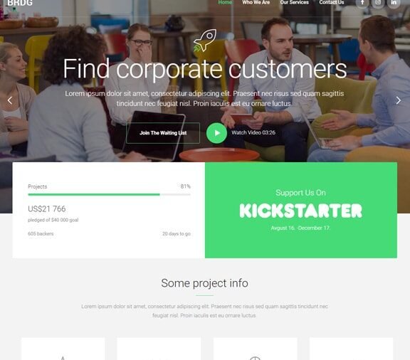 corporate web design service