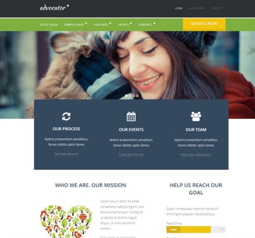 web design service for charity organization