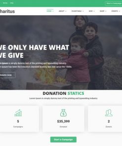 web design service for charity organization