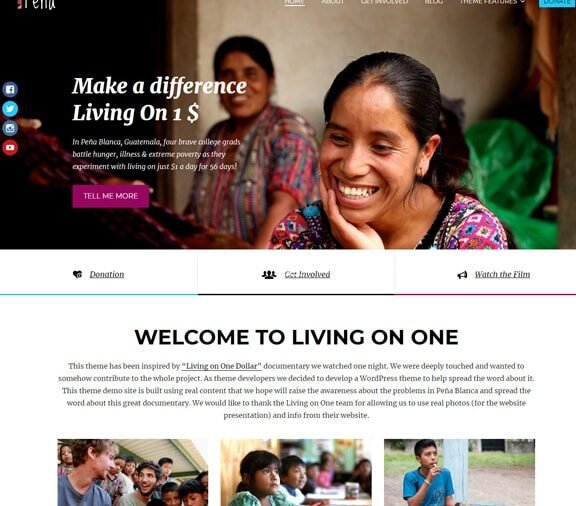web design service for charity organization