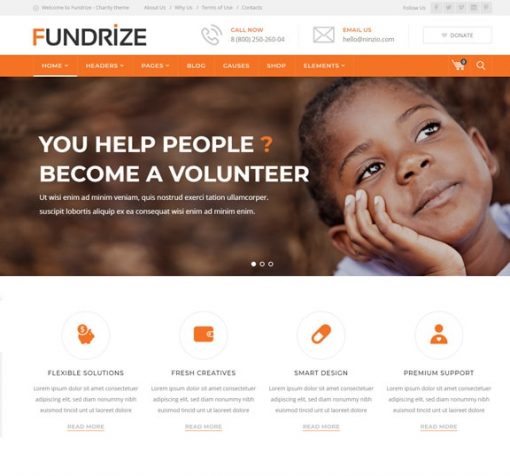 web design service for charity organization