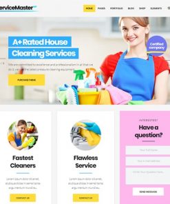 cleaning company web design service