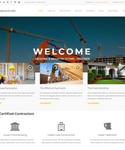 construction web design service