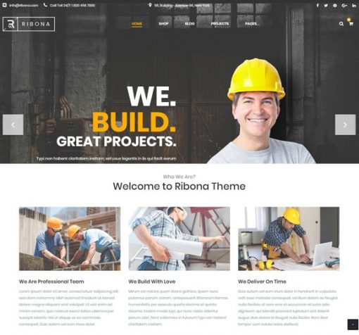 construction web design service