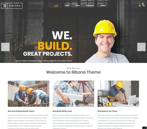 construction web design service