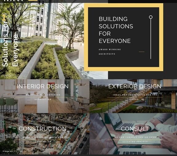 construction web design service