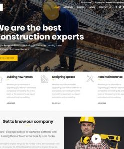 construction web design service