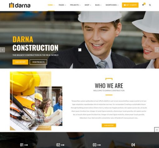 construction web design service