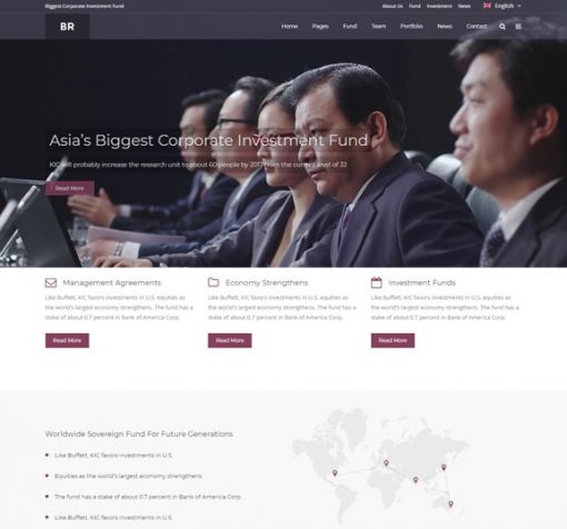 corporate business web design service