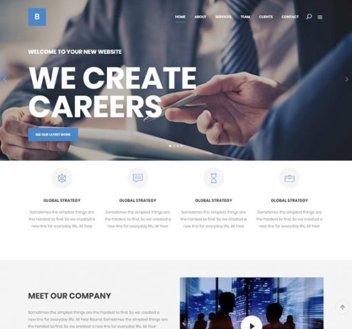 corporate business web design service