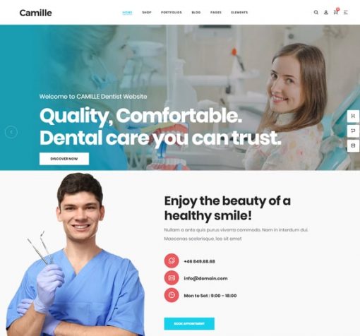 dental website design service