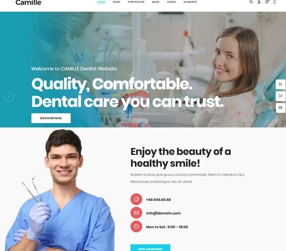 dental website design service