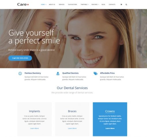 dental website design service