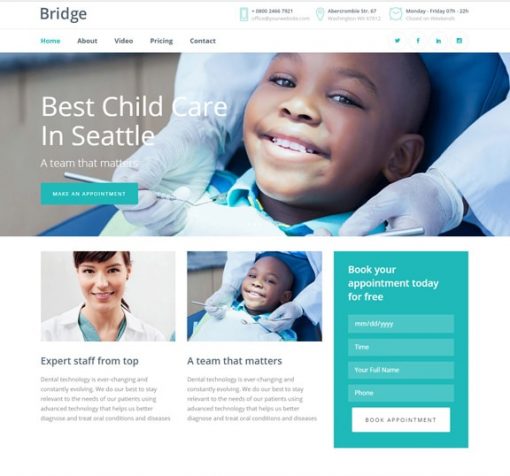 dental website design service