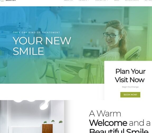 dental website design service