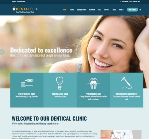 dental website design service