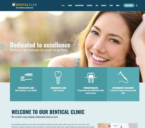 dental website design service