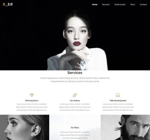 fashion web design service