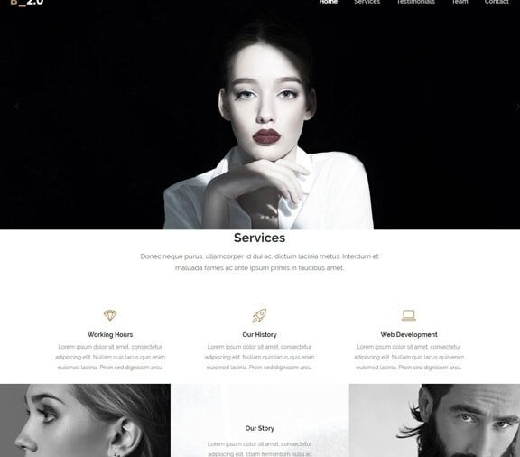 fashion web design service