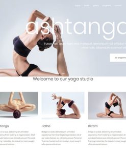 yoga web design service