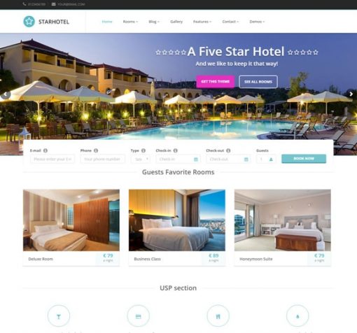 hotel web design service