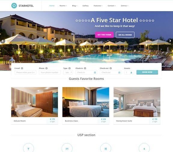hotel web design service