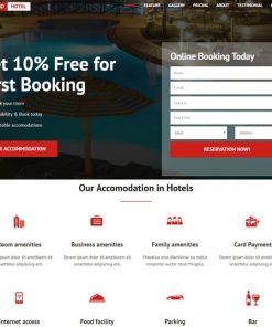 hotel booking web design service