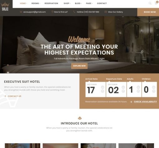 hotel web design service