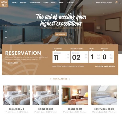 hotel web design service