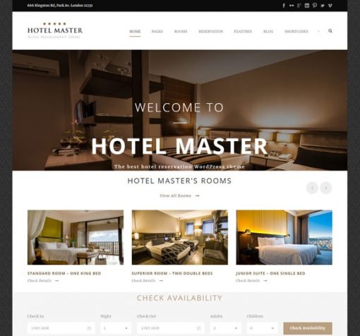 hotel booking web design service