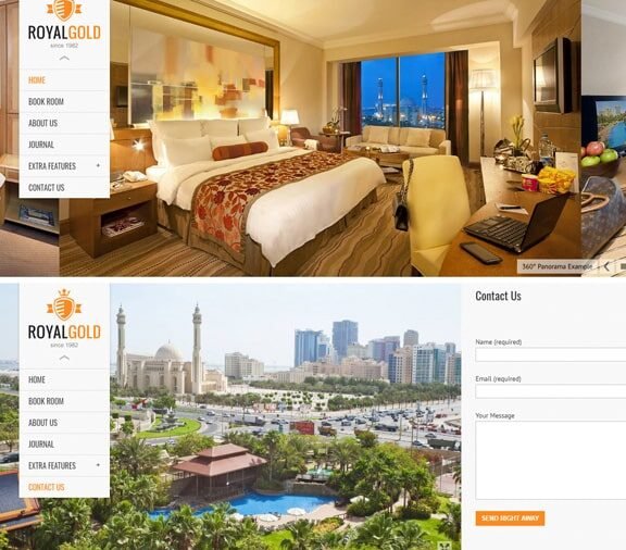 hotel booking web design service