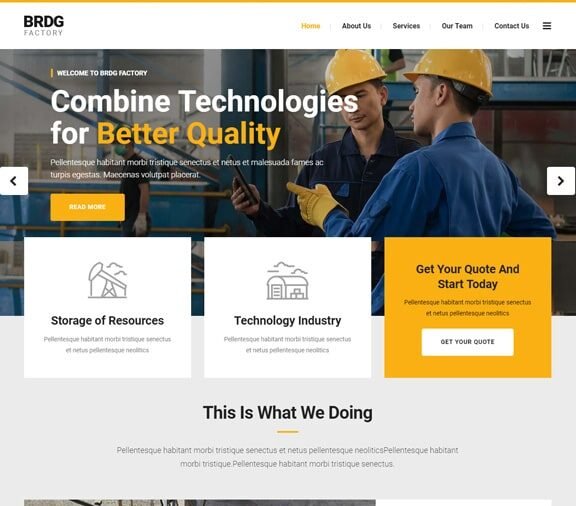 factory web design service